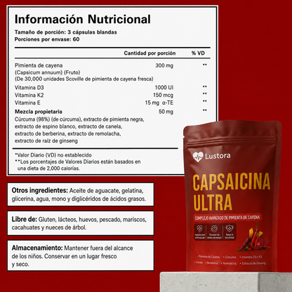 Capsaicina Ultra Lustora