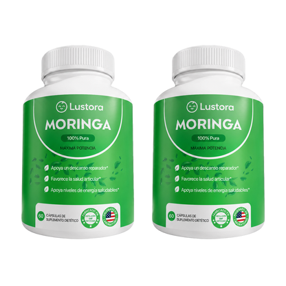 Capsulas de Moringa Lustora - Apoyo natural para el cortisol